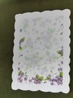 10 Carol Wilson Fine Arts Floral Embossed Blank Sheets+Envelopes: Violets — photo 3