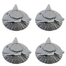La Wire Center Caps Bolt On 3 Bar Fluted Spinners New Set Of 4