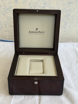 Authentic Audemars Piguet Empty Wood Watch Box Case Royal Oak Offshore Cushion