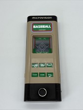 Microvision Game System 1979 Milton Bradley Baseball FOR PARTS Powers On image