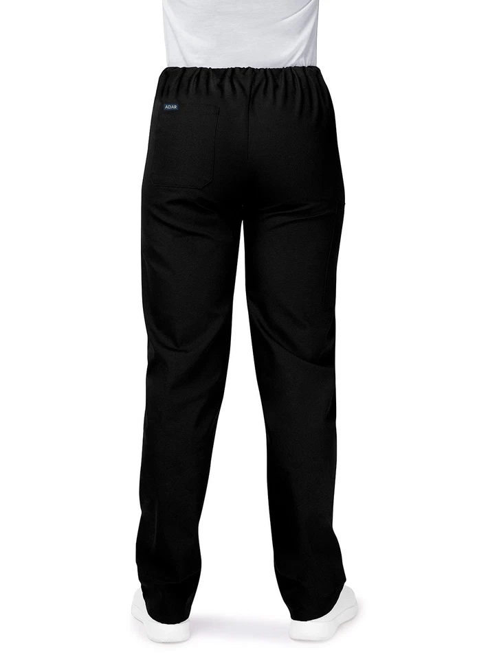 Adar Men Women Medical Nursing Uniform Multi Pocket Scrub Tapered Leg Pants - Image 2 of 4