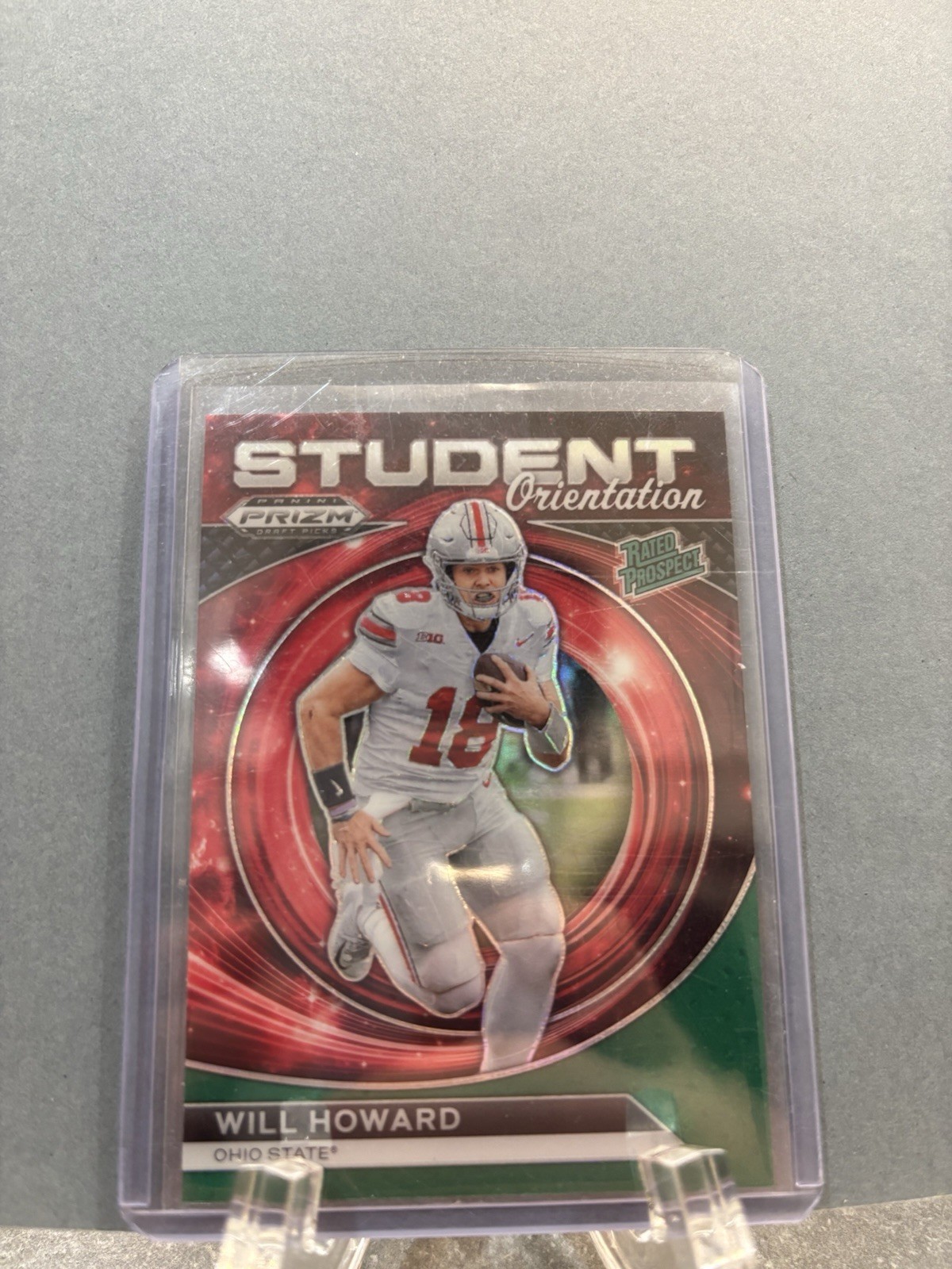 2024 Panini Prizm Draft Picks - Student Orientation Will Howard #SO-WH Green