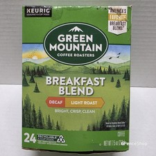 UGLYBOX Green Mountain Breakfast Blend Decaf Light Roasted K-Cup Coffee Pds 24Ct