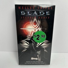 BLADE 1 VHS Wesley Snipes 1998 2001 New Line WHV Watermark NEW SEALED