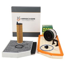 HIRSCHER Filterset 4-tlg für MERCEDES W205 W206 C257 W213 X/C253 180-300d OM654