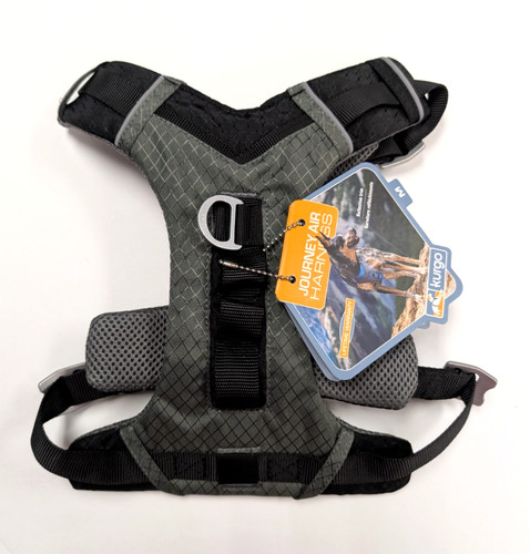 Kurgo Journey Air Dog Harness, Gray/Black, Medium - NWT