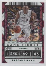 2020 Panini Contenders Draft Picks Game Ticket Green Explosion Pascal Siakam fm0