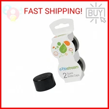 SodaStream Bottle Caps, Black, 2-Pack