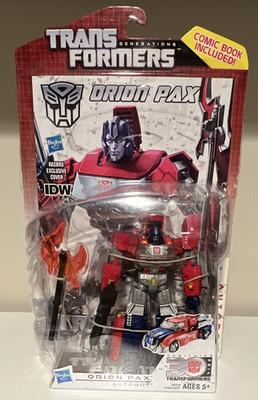 Hasbro Transformers Generations Orion Pax Autobot Transforming w/ IDW Comic