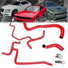 HPS Red Silicone Radiator+Heater Hose Kit For 11-20 300/Challenger/Charger 5.7L