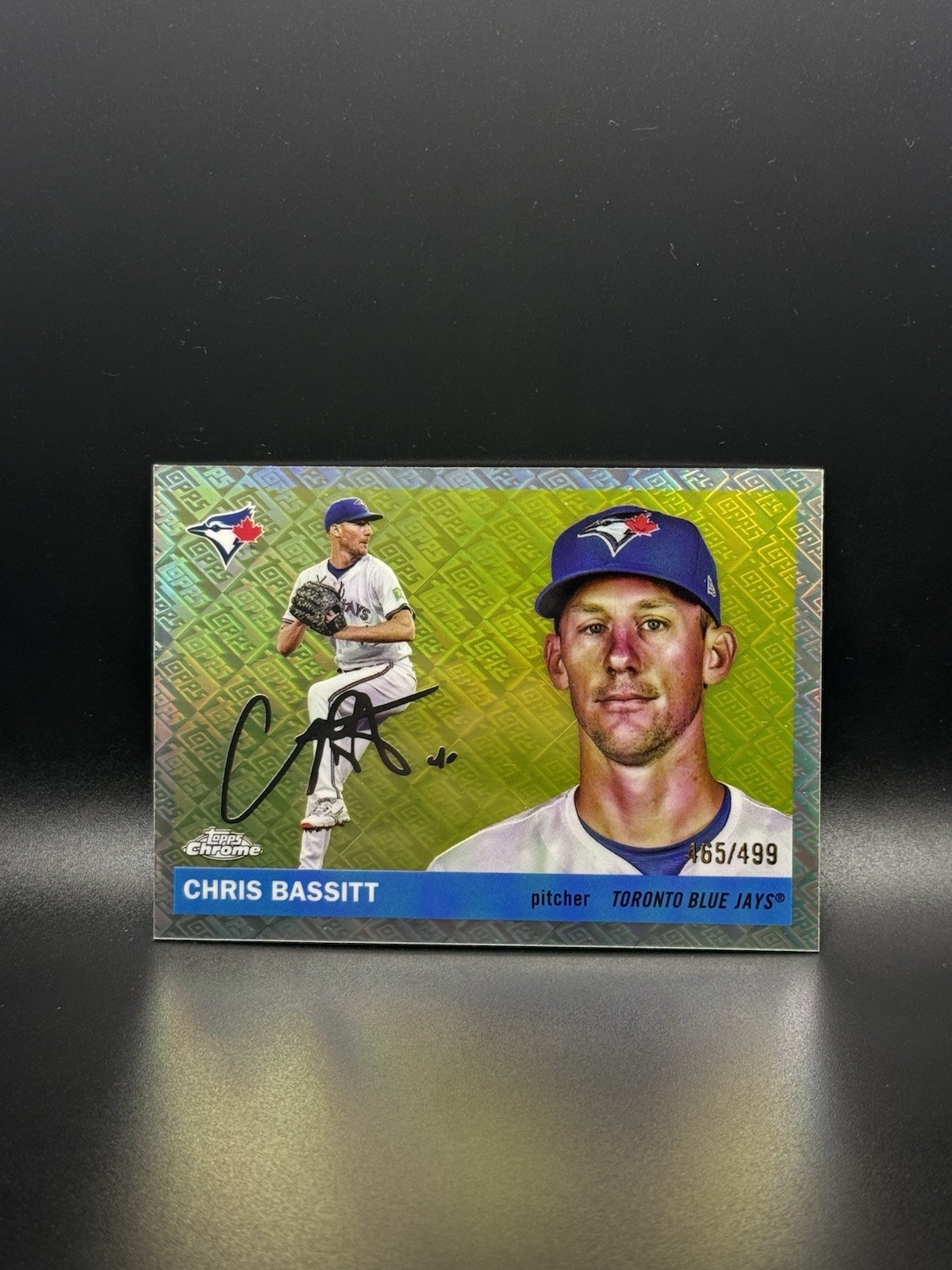 2025 Topps Chrome Platinum Chris Bassitt Blue Jays 236/499 Topps Refractor