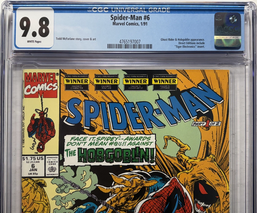 Ghost Rider 2028 SPIDER-MAN 🕷 #6 CGC 9.8 NM/MINT 🕸McFarlane Hobgoblin Ghost Rider🕸Marvel ...