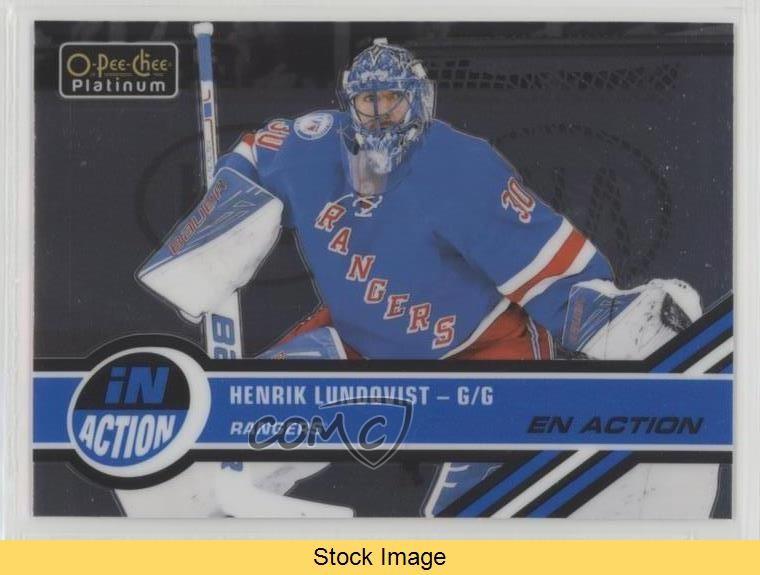 Henrik Lundqvist #IA-12 2017-18 O-Pee-Chee Platinum Hockey In Action
