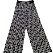 Ashley Blue Wide Leg Palazzo Pants Womens Sz XL Relaxed Fit Pull On Boho VTG 90s