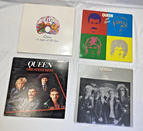 Queen Vinyl Record Collection Lot of 4 Night at the Opera + More