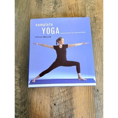 Complete Yoga Illustrated how to hardcover book by Stella Weller workout books