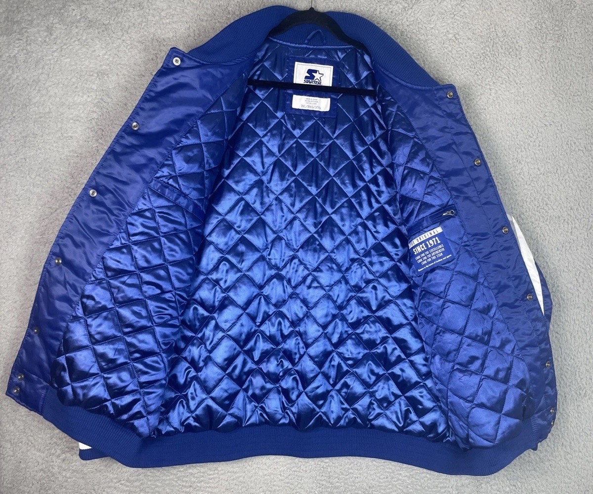 レオン Dodgers サテンジャケット シルバー Los Angeles Dodgers OVO x New Era Full-Snap Twill Satin Jacket - Royal