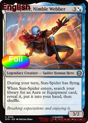EN - Foil - Sun-Spider, Nimble Webber - 154 - SPM - NM