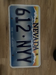 USA Nummernschild Kennzeichen License Plate Original Nevada