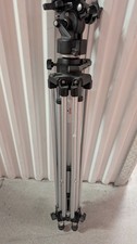 Bogen Manfrotto 3046 Professional Tripod  3063 136 Fluid Video Head Italy F74