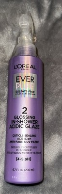L'OREAL EVER PURE Sulfate Free Color Care System Glossing In Shower ACIDIC GLAZE