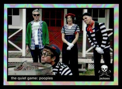 The quiet game: Poopies 2022 Zerocool Jackass Stunts Holo #/100 #s-60 ESE