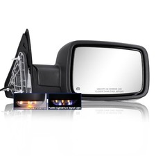 Side Mirror for Dodge Ram - Compatible with Towing Mirror 2009-2018 Dodge Black