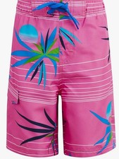 Kanu Surf Boys' Specter Quick Dry UPF 50 Beach Swim Trunks Pink 3T