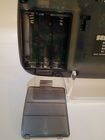 RARE Authentic Smoke Clear Black Sega Game Gear Console w Modern LCD US Seller