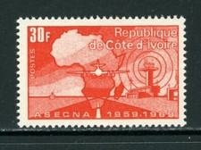 Ivory Coast Scott #287 MNH ASCENA Maps $$