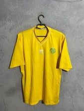 Errea Vintage Jersey Football Soccer Shirt Yellow Trikot Men Size 2XL