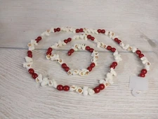 New! Popcorn String Garland 68" Farmhouse Christmas Tree Ornament Nostalgia 
