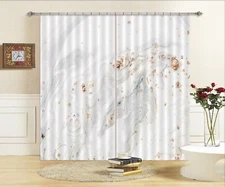 3D Simple White Texture ZHUA3480 Photo Curtain Window Blockout Fabric Amy 2023