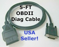 Obdii Obd2 All-in-one Main Cable For Autoboss Auto Boss D730 V30 Scanner - 5ft
