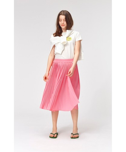 MOLO GIRL'S BECKY BUBBLEGUM PLEATED MIDI PULL ON SKIRT SZ 14