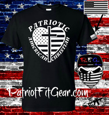 t shirt,Patriotic American Christian,Faith,In God We Trust,Family,Country,Cross