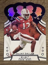 2020 Panini Chronicles Draft Picks Crown Royale Blue #96 DeeJay Dallas