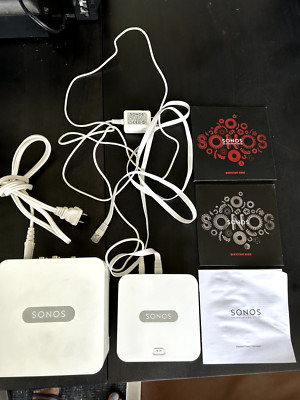 Sonos Connect  and Bridge and all cords, manuals
