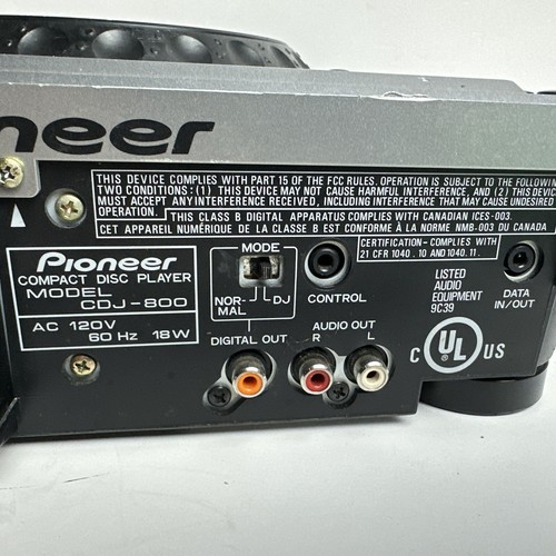 Pioneer Cdj-800 Dj Turntable Compact Disc Player - Picture 15 of 16
