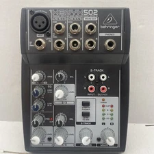 Behringer Model XENYX502 Stereo Mixer Untested No Power Supply