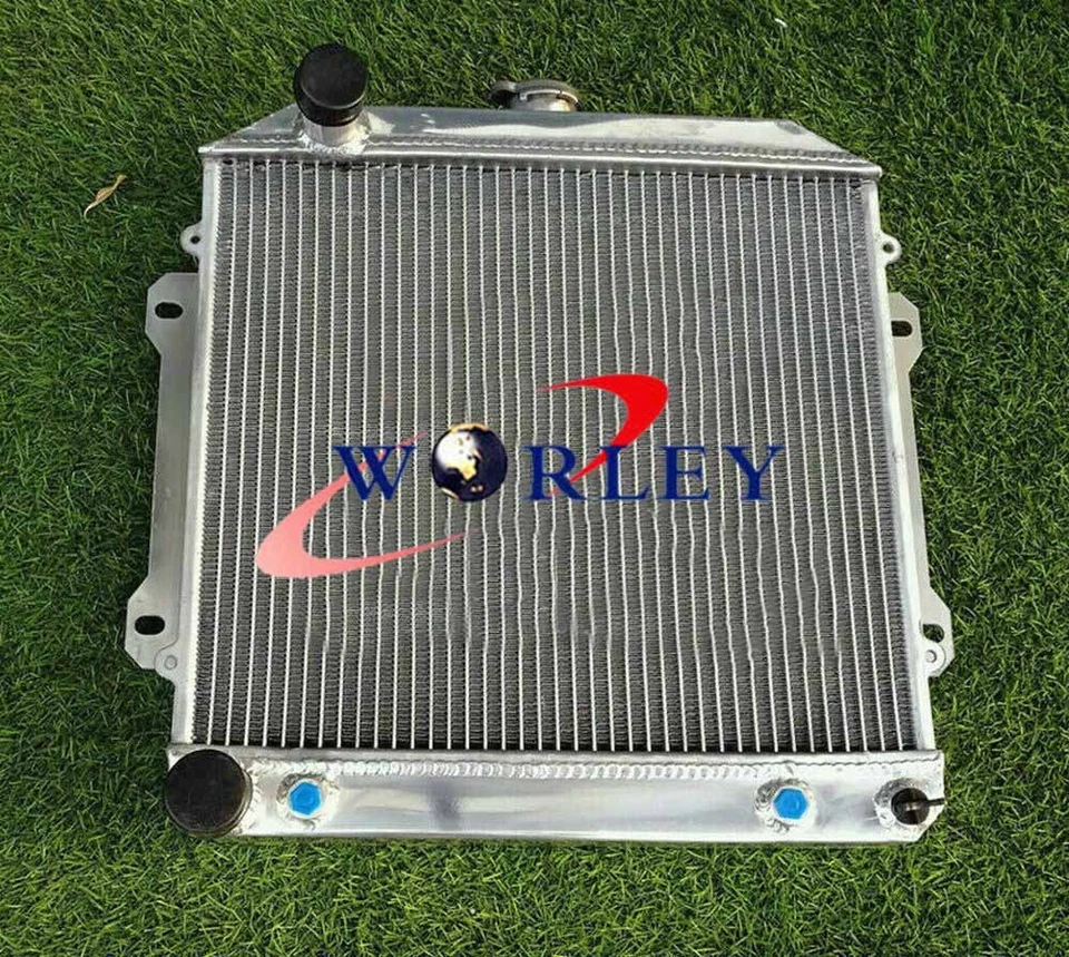 Radiador de aluminio 5 filas para TOYOTA CELICA TA28 1.6L 2T-G 1971 1972 1973 1974 Foto 3 de 4