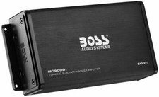 BOSS Audio Systems MC900B 500 W 4 Chan Weatherproof Amplifier - ATV Car Marine