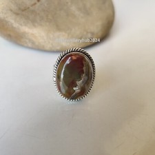 Nice Crazy Lace Agate Gemstone Ring 925 Sterling Silver Gift For Her Ring PG5877