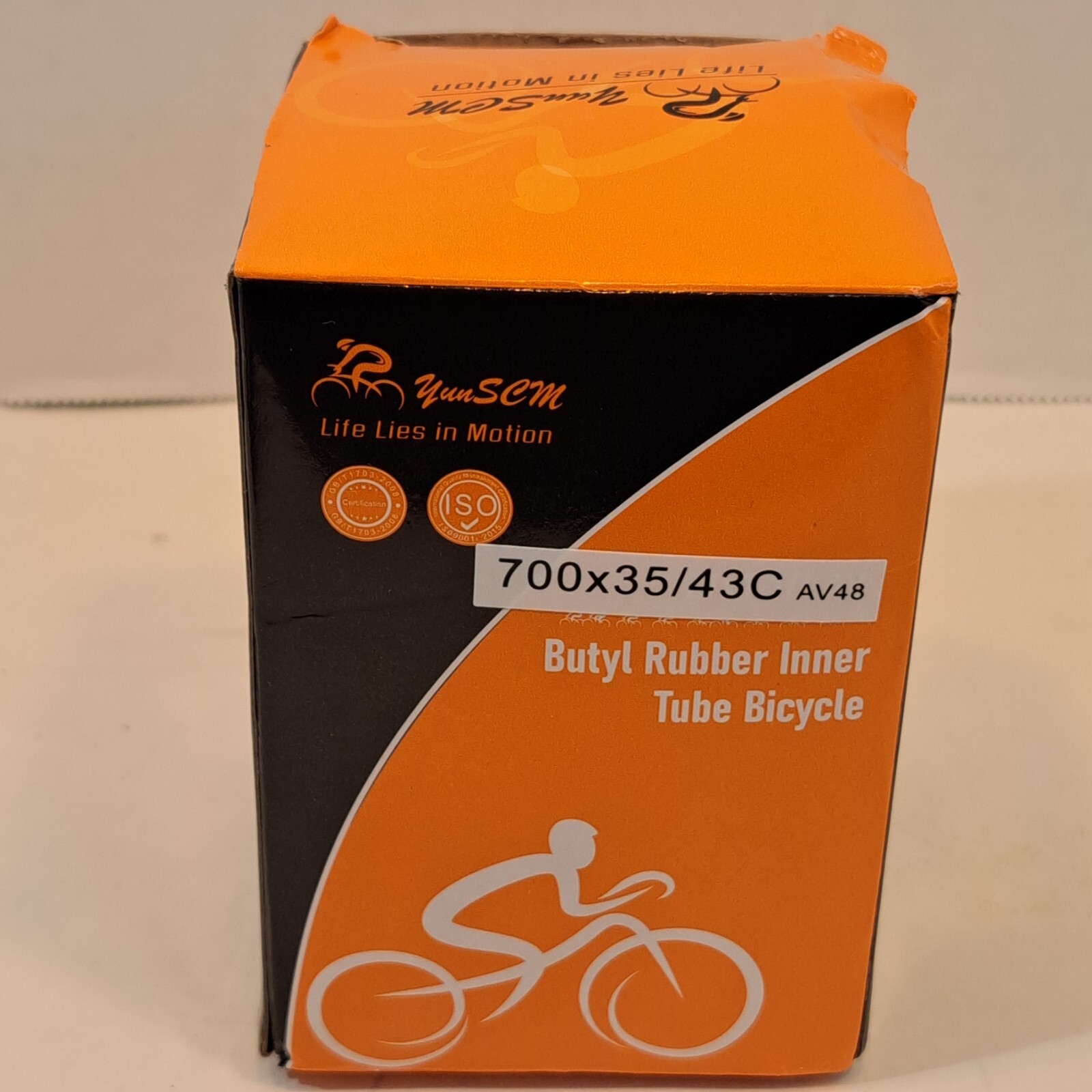 YUN SCM butyl rubber inner tube bicycle Two Pack Road Bike Tubes 700x35