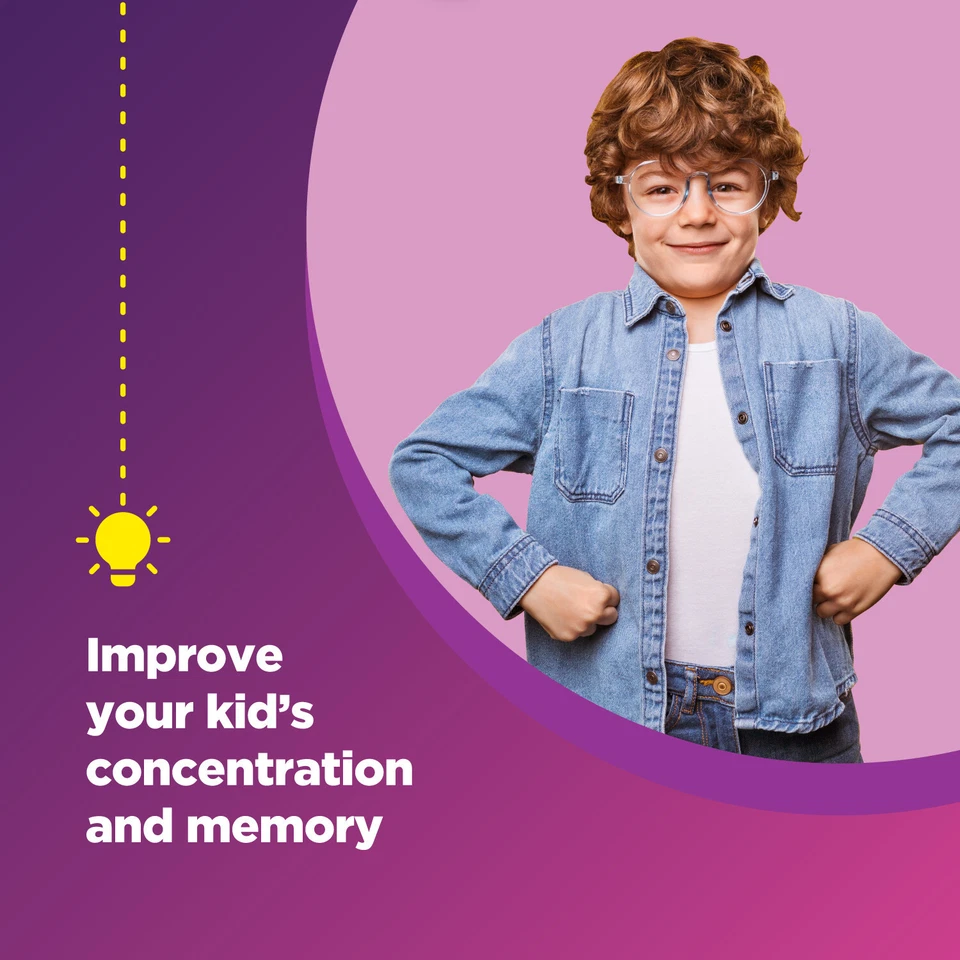 Chewable Multivitamin with Iron Gummies for Kids - Mental Clarity Immune Support - Image 4 of 4