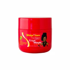 Ampro Shine N Jam Magic Fingers for Braiders Extra Firm Holds Control Frizz 4oz