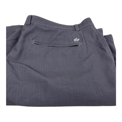 Bolle Golf Tech Shorts Mens Size 42 Dark Gray Check Flat Front | eBay
