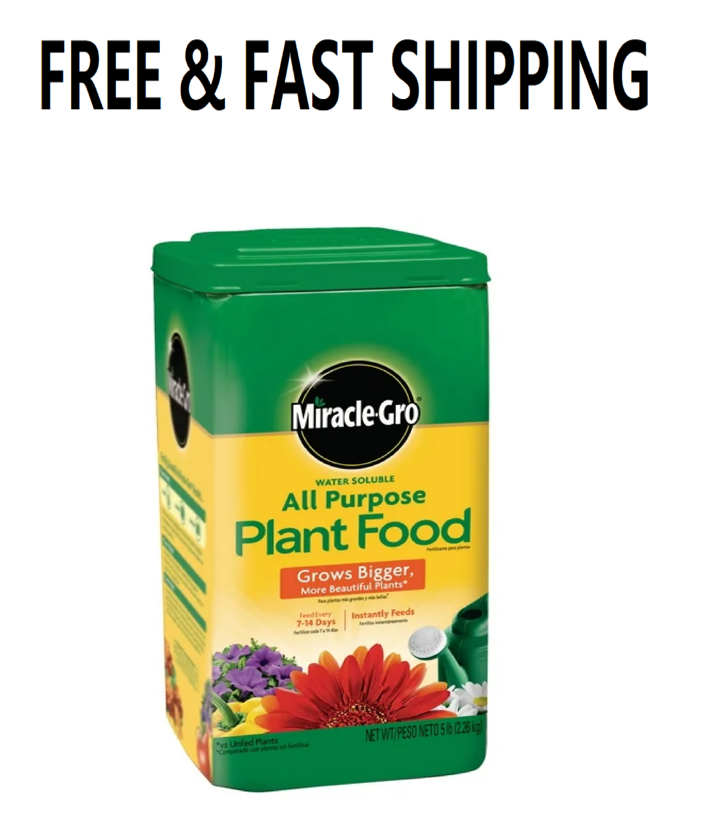 Miracle-Gro Water Soluble All Purpose Plant Food, 5 lbs.