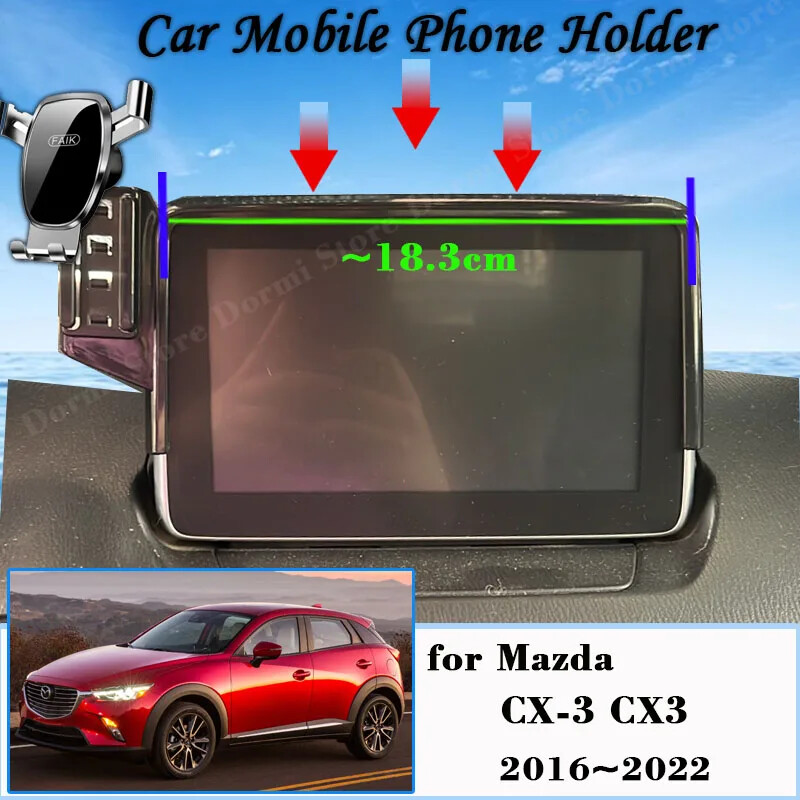 Screen Mobile Phone Holder GPS Bracket Smartphone Gravity Stand Auto Accessories