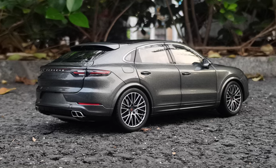 Norev 1:18 Porsche Cayenne Turbo Coupe Año De Construcción 2019 Gris Agata Metalico 187670